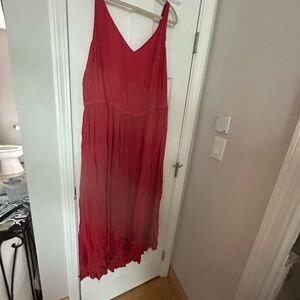 Red Sleeveless Dress